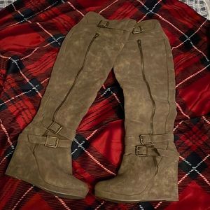 Just Fab knee high boots.